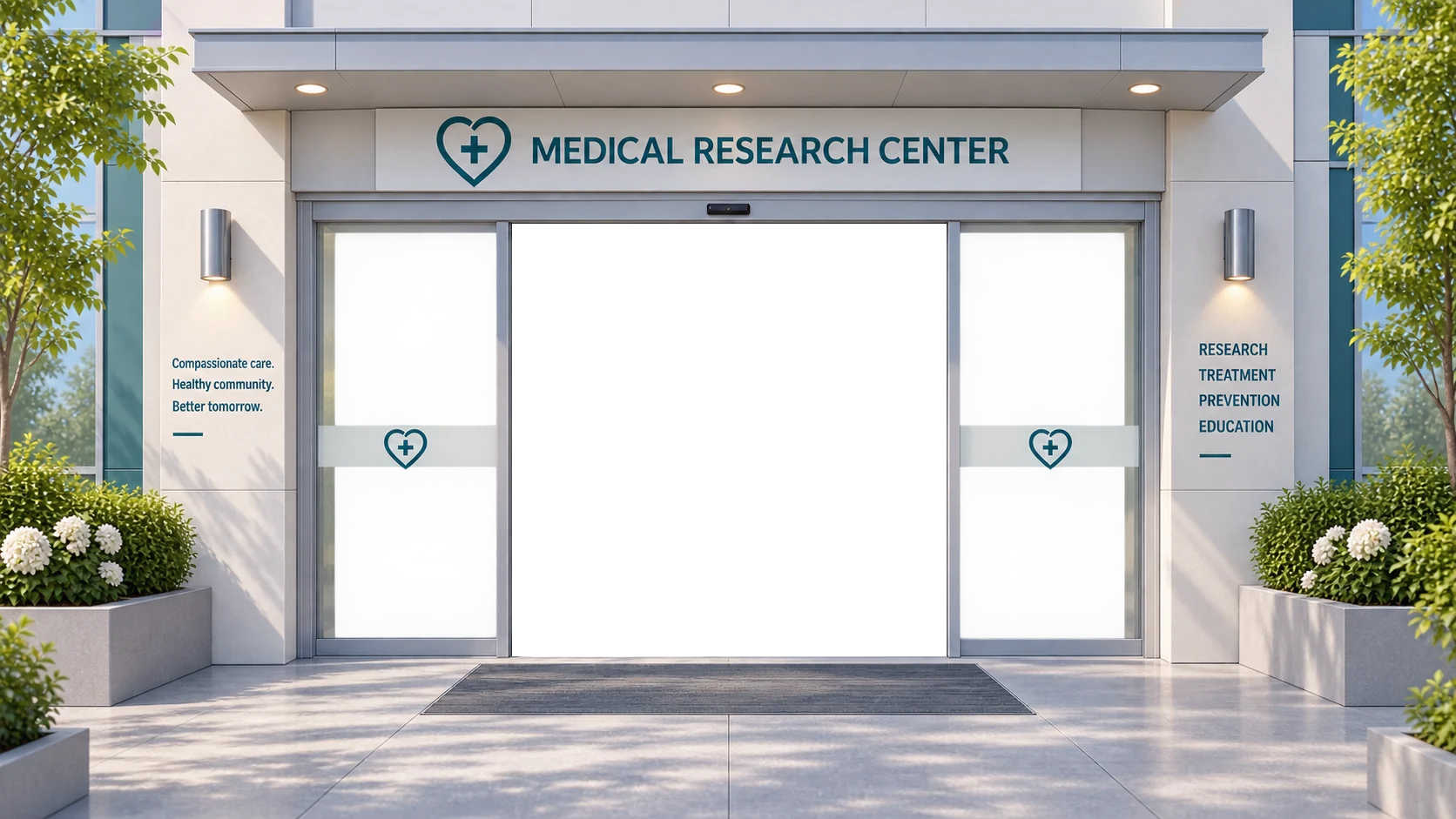 Entrance of the Medical Research Center